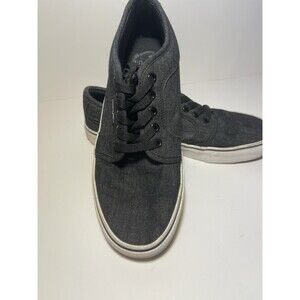 Maui And Sons Skater Surfer Grey/Black 9.5 Sneaker Casual Canvas Very Clean
